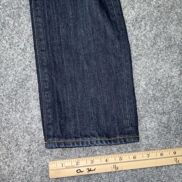 J. Crew Jeans Mens  Size 32  Blue The Driggs Straight Dark Wash - Picture 5 of 9